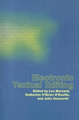 Electronic Textual Editing Epub