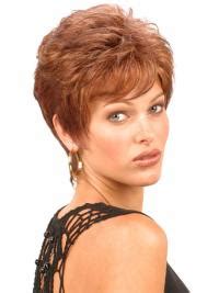 Elegant Auburn Boycuts Wavy Short Wigs: VS Long Hairstyles