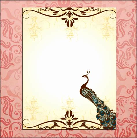 Elegant Blank Invitation Templates