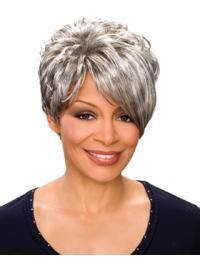 Elegant Wavy Short Synthetic Grey Wigs