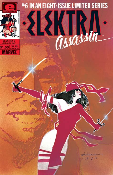 Elektra Assassin Vol 1 No 6 January 1987 What We re Fighting For Graphic Novel Comics Marvel Comics Electra Assassin 1 Doc
