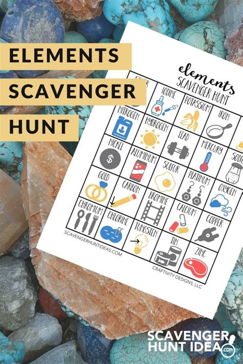 Element Scavenger Hunt Answers Doc