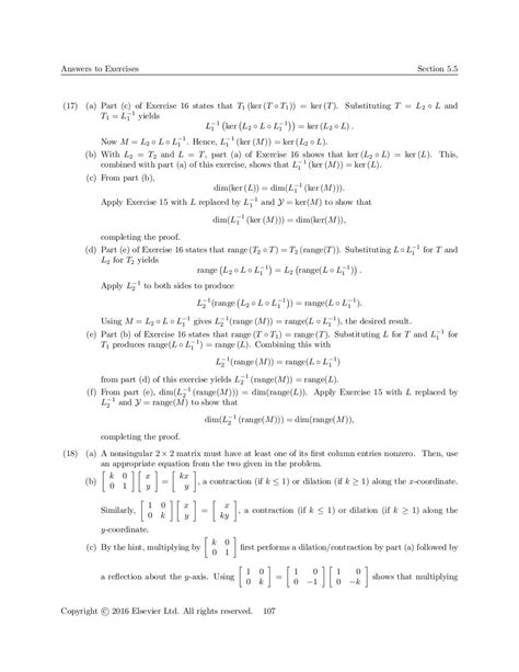 Elementary Linear Algebra Solution Larson 5th Edition Kindle Editon