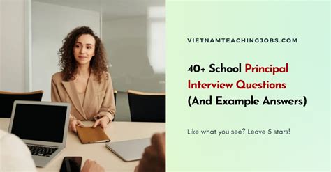 Elementary School Principal Interview Questions And Answers PDF