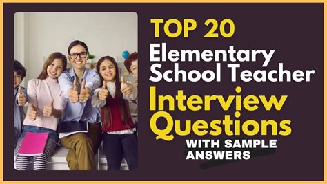 Elementary School Teacher Interview Questions And Answers Kindle Editon