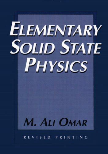 Elementary Solid State Physics Solutions Ali Omar Reader