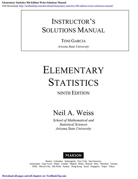 Elementary Statistics Ninth Edition Solution Ebook Doc