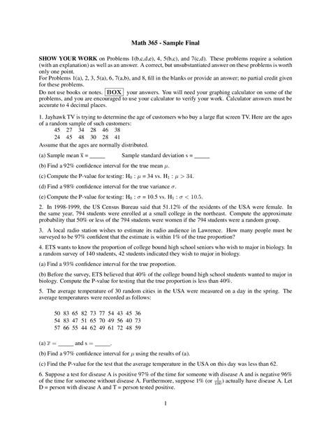 Elementary Statistics Review Exercises Answers Reader