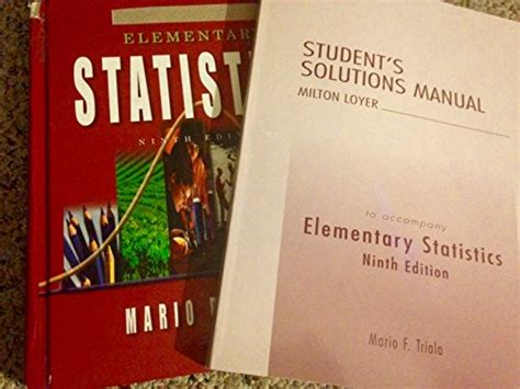 Elementary Statistics Student s Solutions Manual 9th Edition Epub