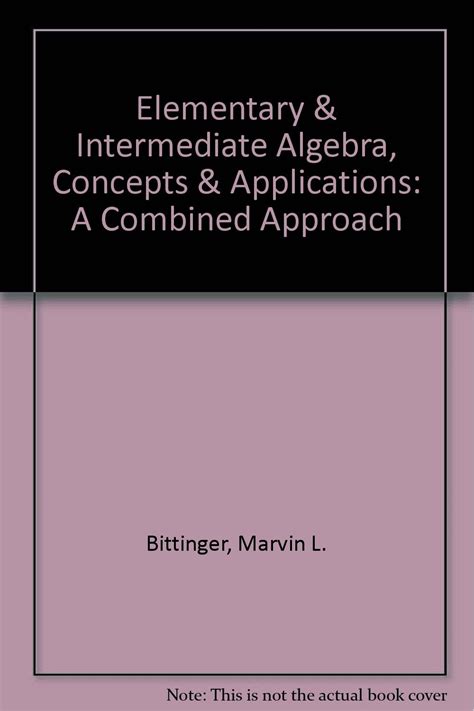 Elementary and Intermediate Algebra Concepts and Applications : A Combined Approach : Student&am Kindle Editon