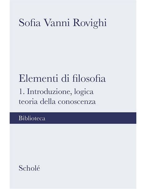 Elementi Di Filosofia... Epub