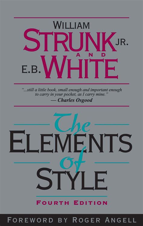 Elements Style Fourth William Strunk Reader