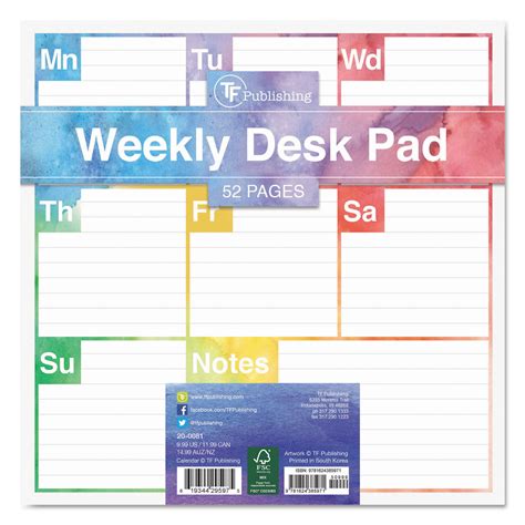 Elements Weekly Desk Pad Publishing Doc