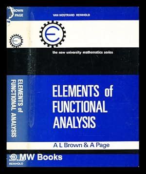 Elements of Functional Analysis 1st Edition Doc