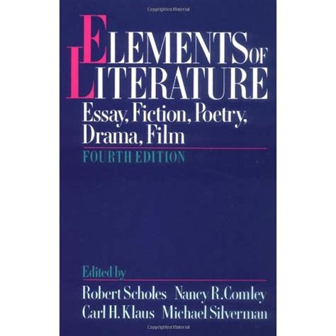 Elements of Literature Essay Fiction Poetry Drama Film Epub