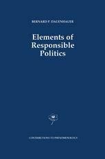 Elements of Responsible Politics 1st Edition PDF