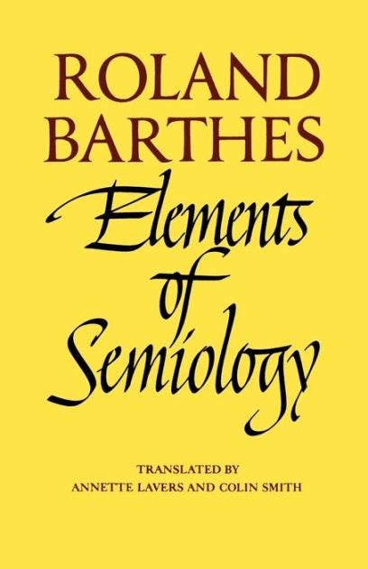 Elements of Semiology Kindle Editon