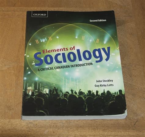 Elements of Sociology A Critical Canadian Introduction Kindle Editon