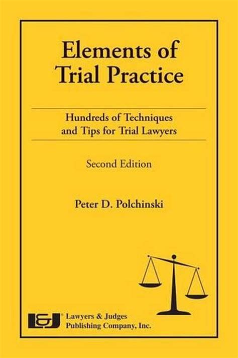 Elements of Trial Practice 2nd Edition Epub
