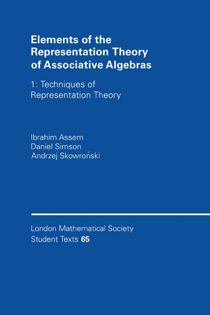 Elements of the Representation Theory of Associative Algebras PDF