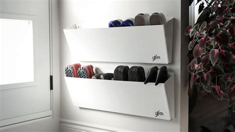 Elevate Your Footwear with Stylish and Space-Saving Wall-Mounted Shoe Shelves