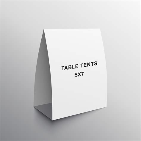 Elevate Your Marketing with Stunning 5x7 Table Tent Templates