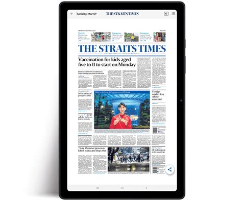 Elevate Your News Experience with Straits Times Subscription Home Delivery