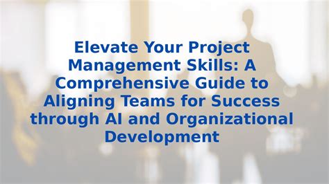 Elevate Your Project Management Skills in Singapore: A Comprehensive Guide