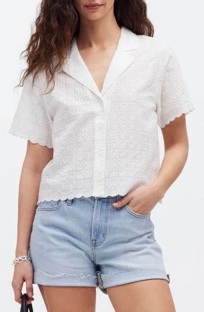 Elevate Your Resort Style with the Madewell Eyelet Resort Shirt: A Comprehensive Guide