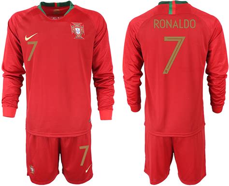 Elevate Your Style: Unleash the Unstoppable Spirit of Ronaldo with the Portugal Jersey Long Sleeve