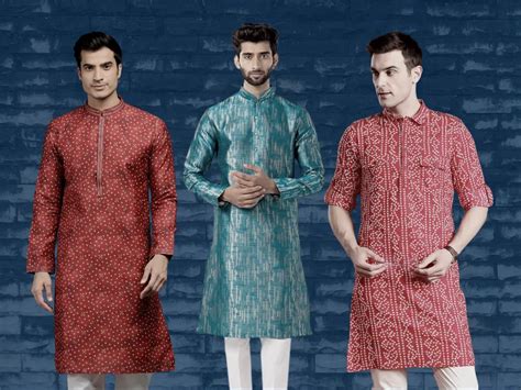 Elevate Your Style with Captivating Bandhani Kurtas for Men