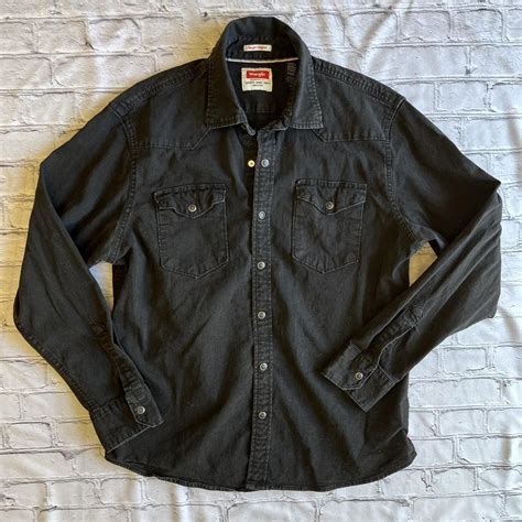 Elevate Your Style with the Iconic Black Wrangler Shirt: A Timeless Fashion Staple