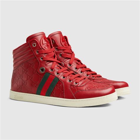 Elevate Your Style with the Iconic Guccissima High Top Sneakers: A Masterpiece of Footwear Fashion