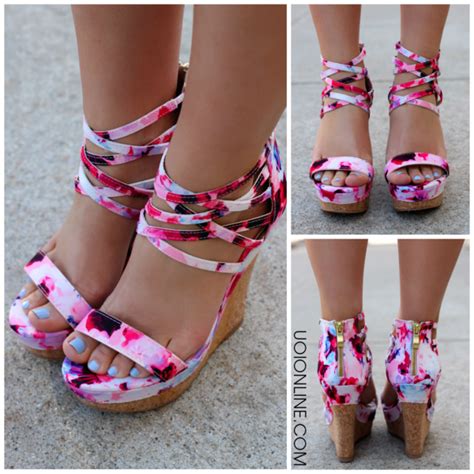 Elevate Your Summer Style with Floral Wedges: