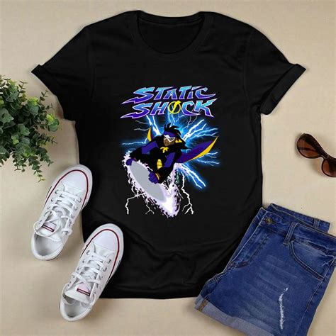 Elevate Your Wardrobe with the Electrifying Static Shock Shirt!