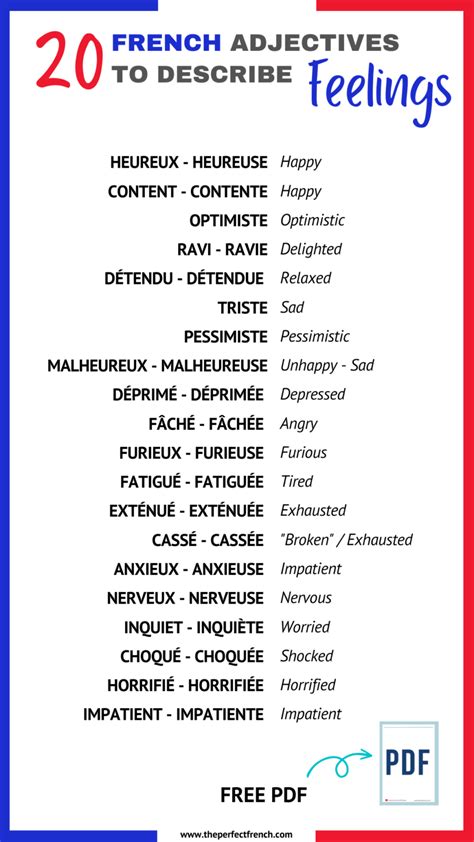 Elevate Your Writing with B.A.N.G.S. Adjectives in French: Uncover Their Power Today!