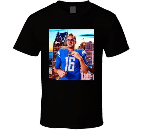 Elevate your fandom with an official Jared Goff t-shirt!