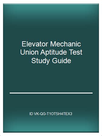 Elevator Union Aptitude Test pdf Epub