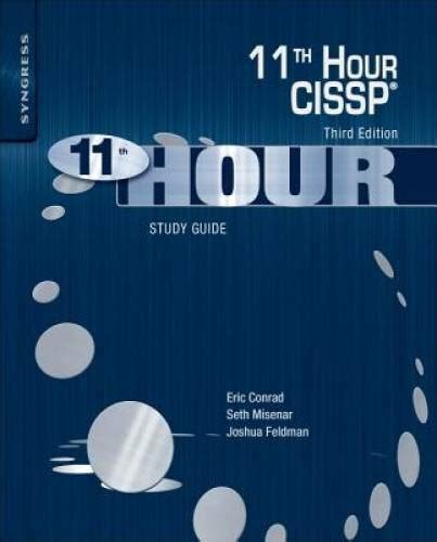 Eleventh Hour CISSPÂ® Third Study Epub