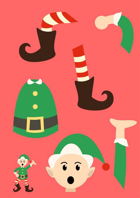 Elf Face Template Printable