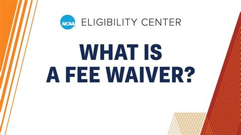 Eligibility for Fee Waiver