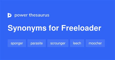 Eliminate Freeloaders With a Comprehensive Freeloader Thesaurus