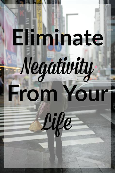 Eliminate Negativity: