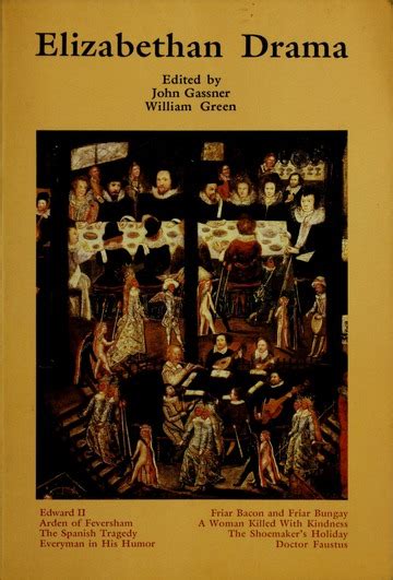 Elizabethan Drama Eight Plays Reader