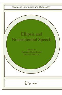 Ellipsis and Nonsentential Speech Kindle Editon