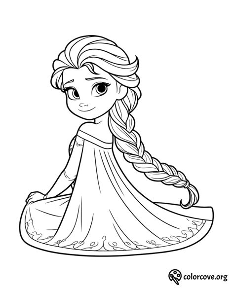 Elsa Coloring Pages Free Printable