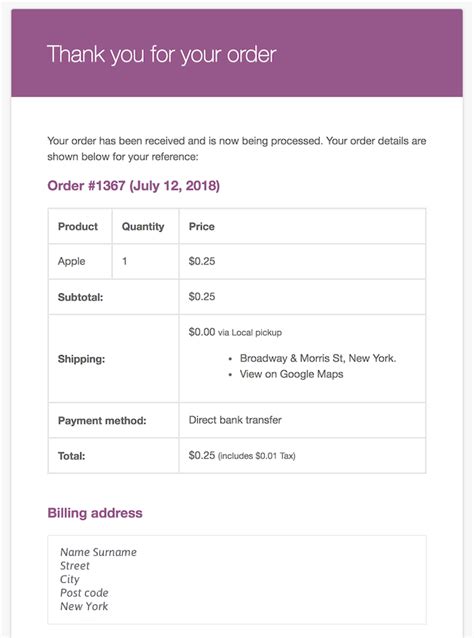 Email Confirmation Template