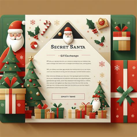 Email Template For Secret Santa