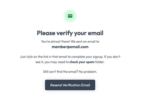 Email Verification: