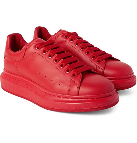 Embark on a Bold Journey with Alexander McQueen's Alluring Red Sneakers: A Comprehensive Guide